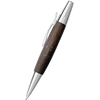 Faber-Castell Design E-Motion Dark Brown with Chrome Ballpoint Pen - Pen Boutique Ltd