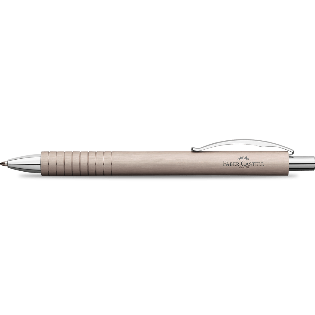Faber-Castell Essentio Ballpoint Pen - Aluminum Rose - Pen Boutique Ltd