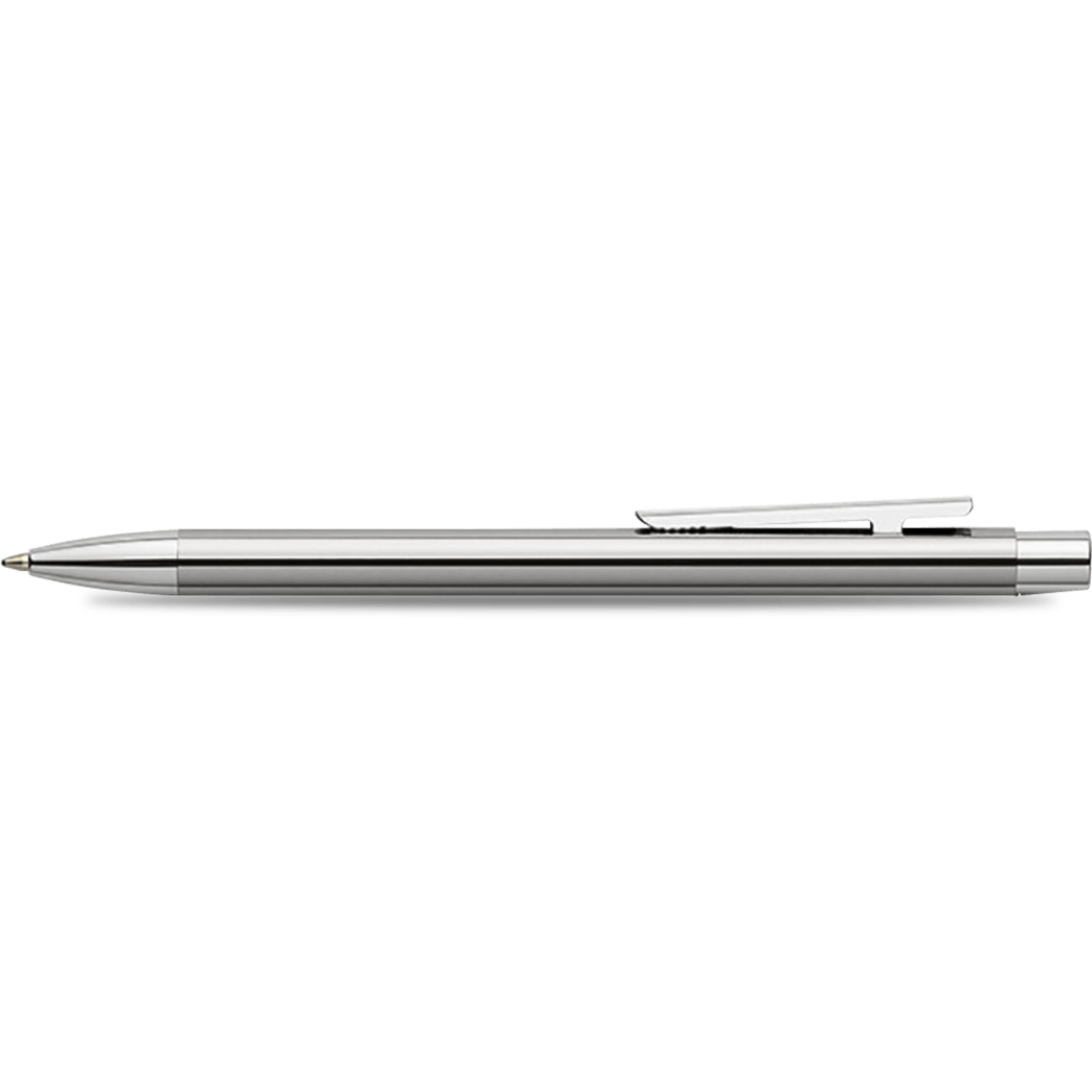 Faber-Castell NEO Slim Ballpoint Pen - Polished Stainless Steel - Pen Boutique Ltd