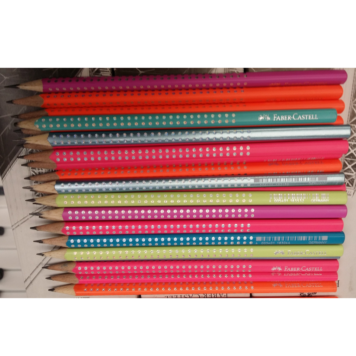 Faber-Castell Sparkle Pencil - Assorted Colour - Single - Pen Boutique Ltd