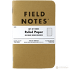 Field Notes Brand Original Ruled 3-pack 3½" × 5½" - Pen Boutique Ltd