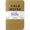 Field Notes Brand Original Plain 3-pack 3½" × 5½" - Pen Boutique Ltd