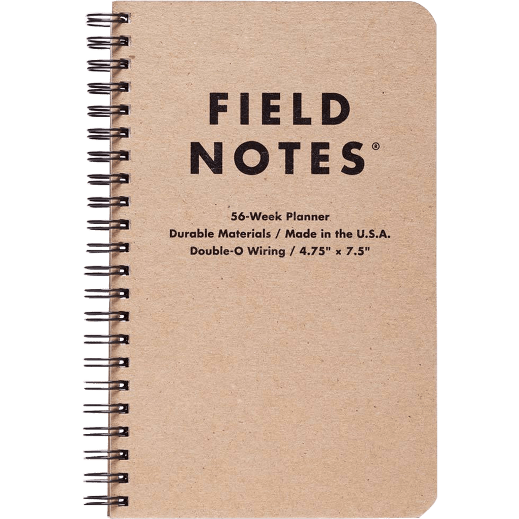 Field Notes 56-week Planner Fill-in-your-dates 4¾" x 7½" - Pen Boutique Ltd