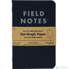 Field Notes Pitch Black 3-pack 3½" × 5½" Dot Graph - Pen Boutique Ltd