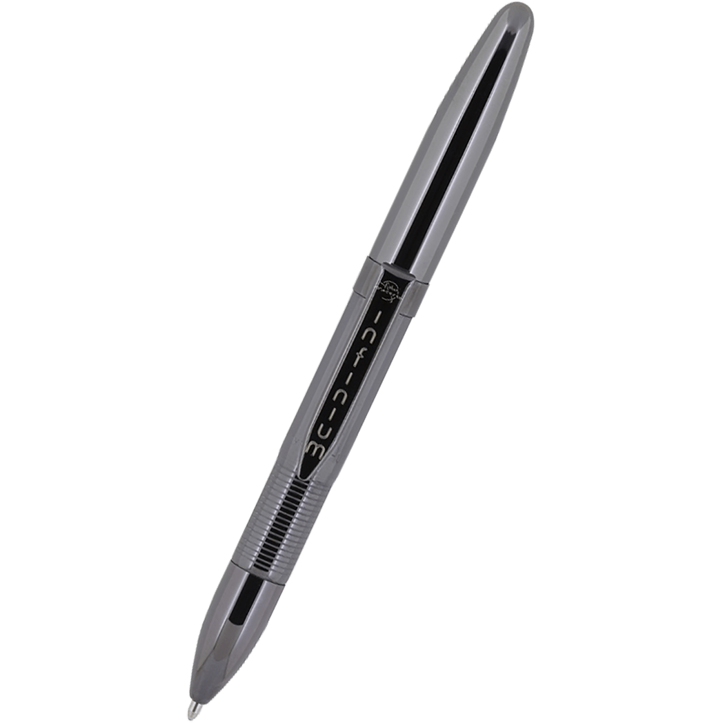 Fisher Space Infinium Titanium Nitride Ballpoint Pen with blue ink - Black - Pen Boutique Ltd