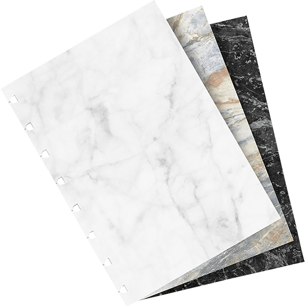 Filofax Notebook Marbled Refill - A5 - Pen Boutique Ltd