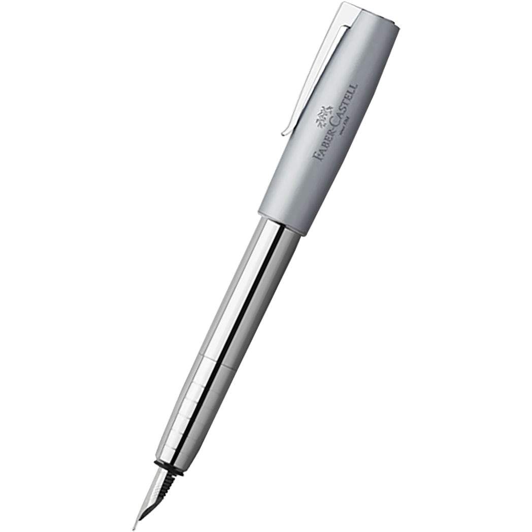 Faber-Castell Loom Fountain Pen - Metallic Light Blue - Pen Boutique Ltd