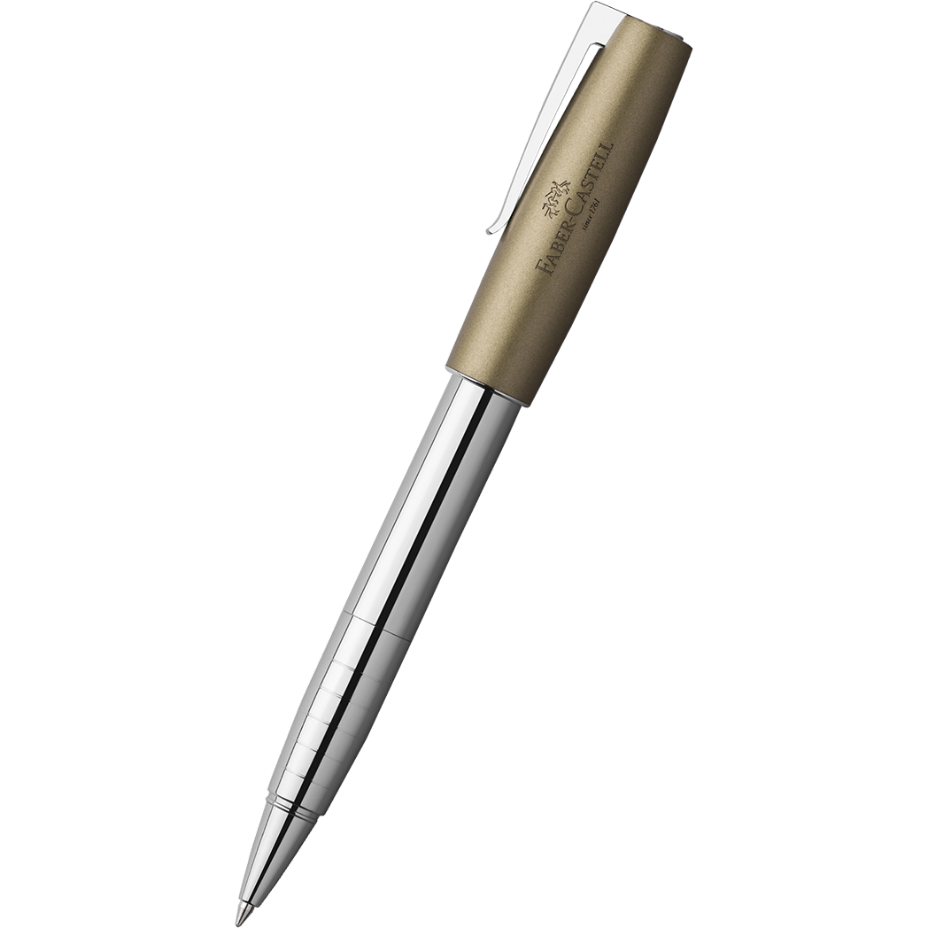 Faber-Castell Loom Rollerball Pen - Metallic Olive - Pen Boutique Ltd