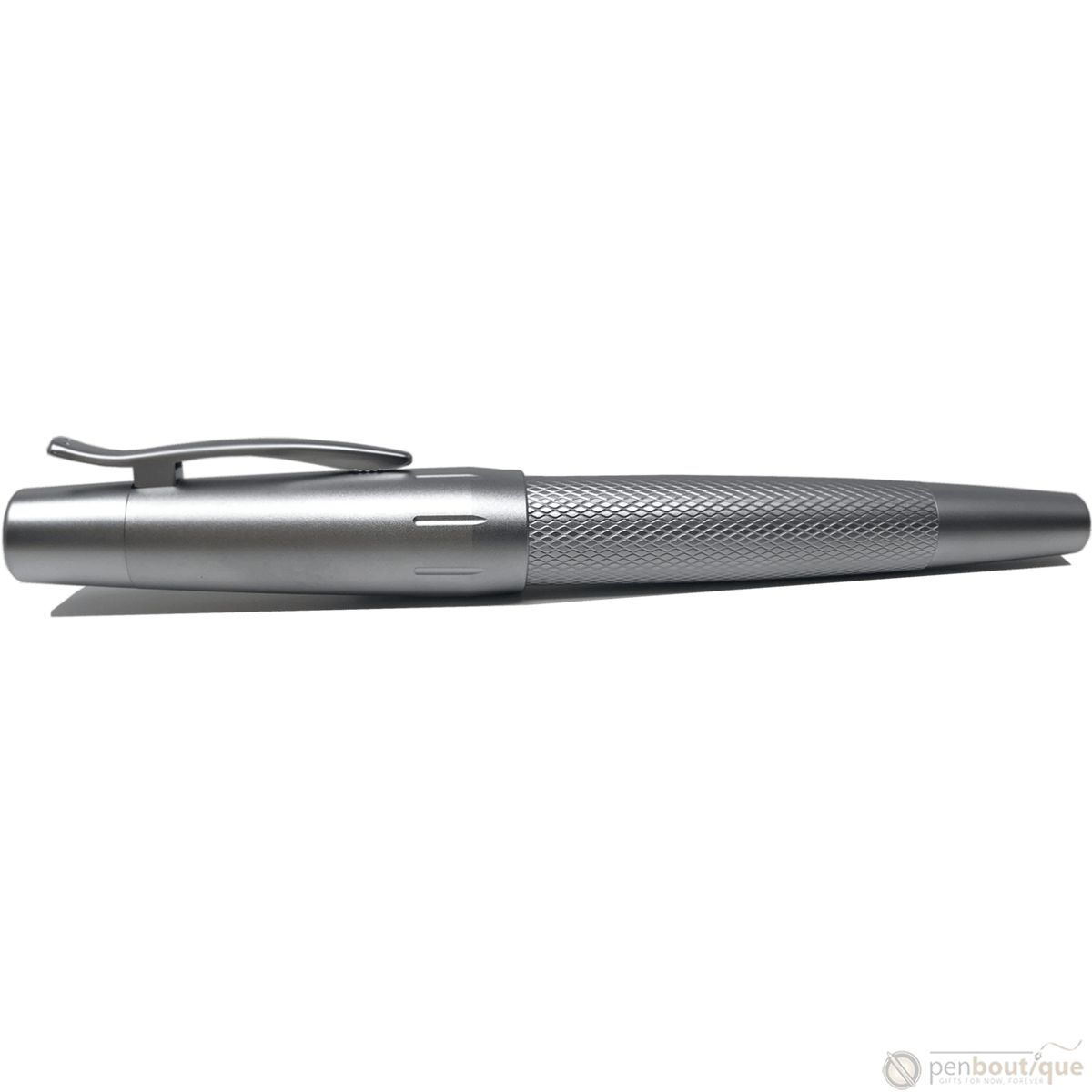 Faber-Castell Design E-Motion Fountain Pen - Pure Silver - Pen Boutique Ltd