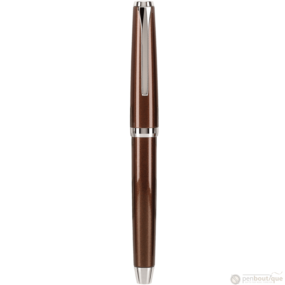 Pilot Falcon 2 Fountain Pen - Metal Brown - Pen Boutique Ltd