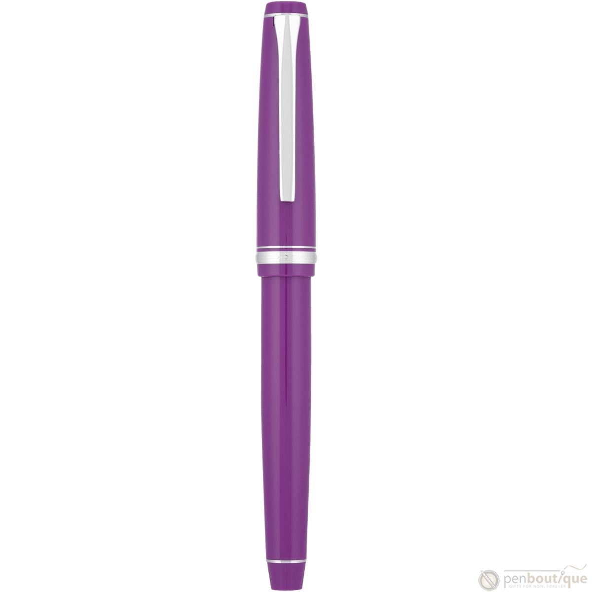 Pilot Falcon Fountain Pen - Plum Purple - Rhodium Trim - Pen Boutique Ltd