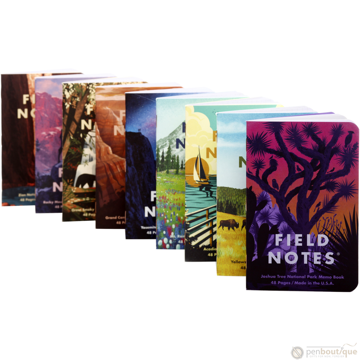 Field Notes Summer National Parks Edition 3-pack 3.5" x 5.5" - Pen Boutique Ltd