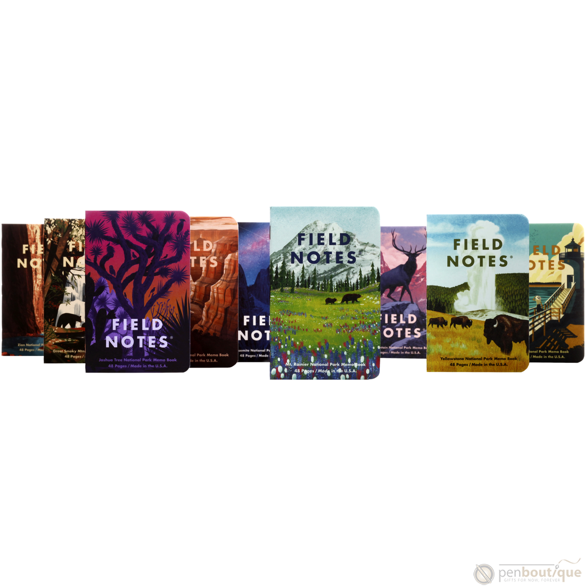 Field Notes Summer National Parks Edition 3-pack 3.5" x 5.5" - Pen Boutique Ltd