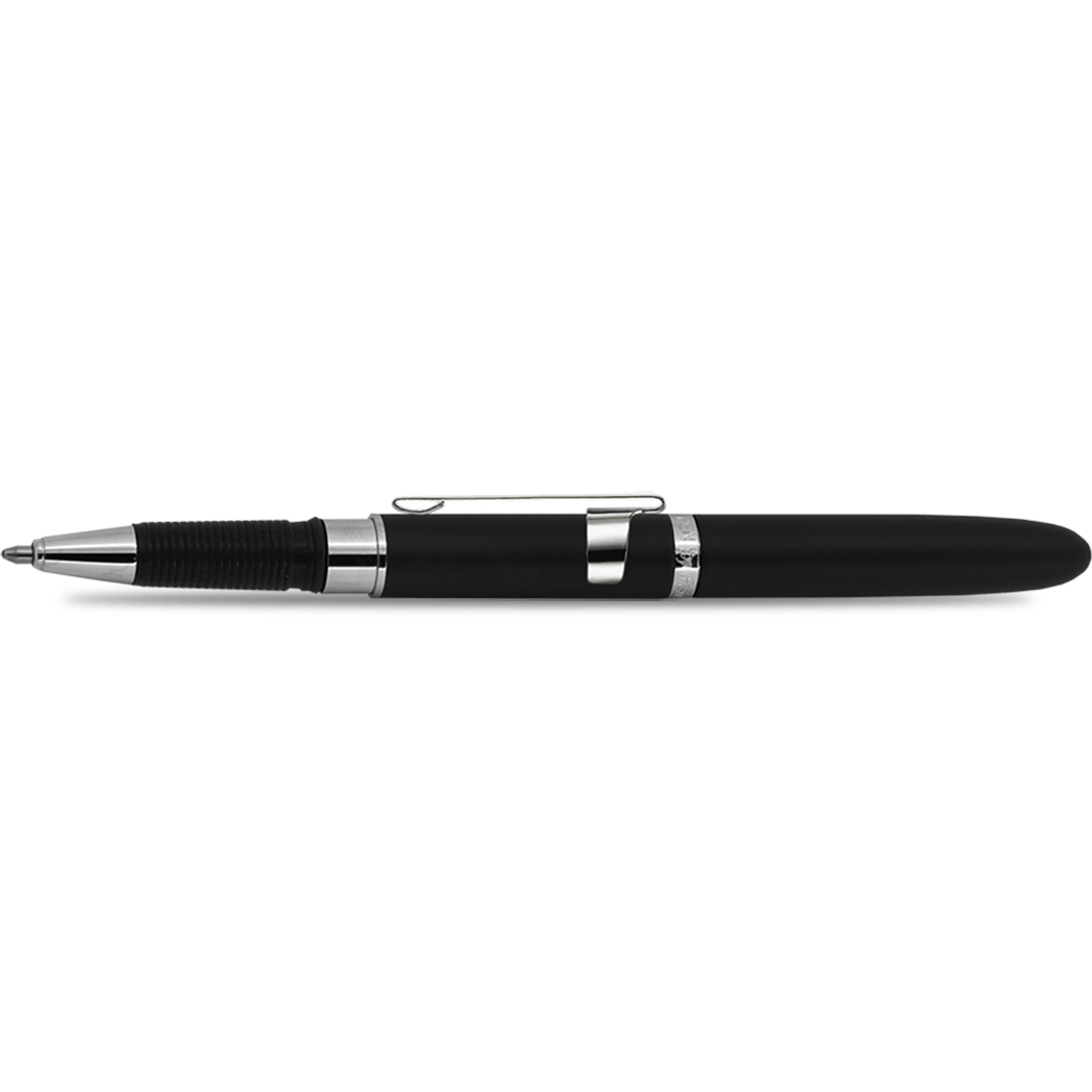 Fisher Space Matte Black Bullet Grip Space Pen with Silver Clip and Stylus - Pen Boutique Ltd