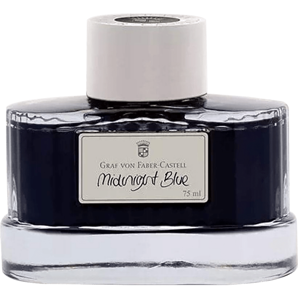 Graf Von Faber-Castell Design Midnight Blue Ink Bottle - Pen Boutique Ltd