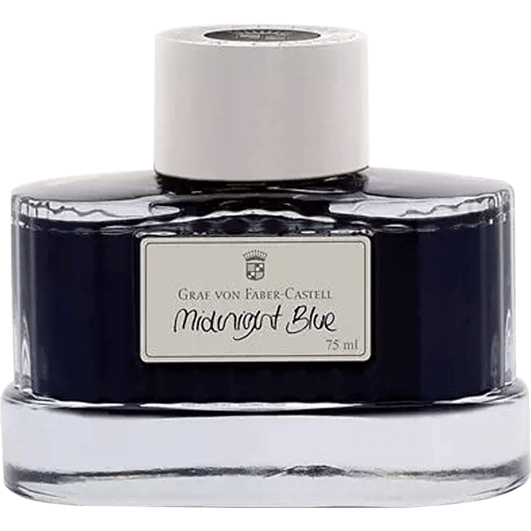 Graf Von Faber-Castell Design Midnight Blue Ink Bottle - Pen Boutique Ltd