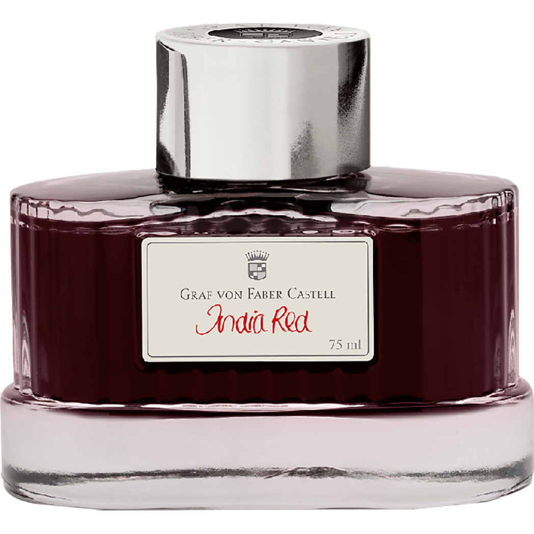 Graf Von Faber-Castell Ink Bottle - India Red - 75ml - Pen Boutique Ltd