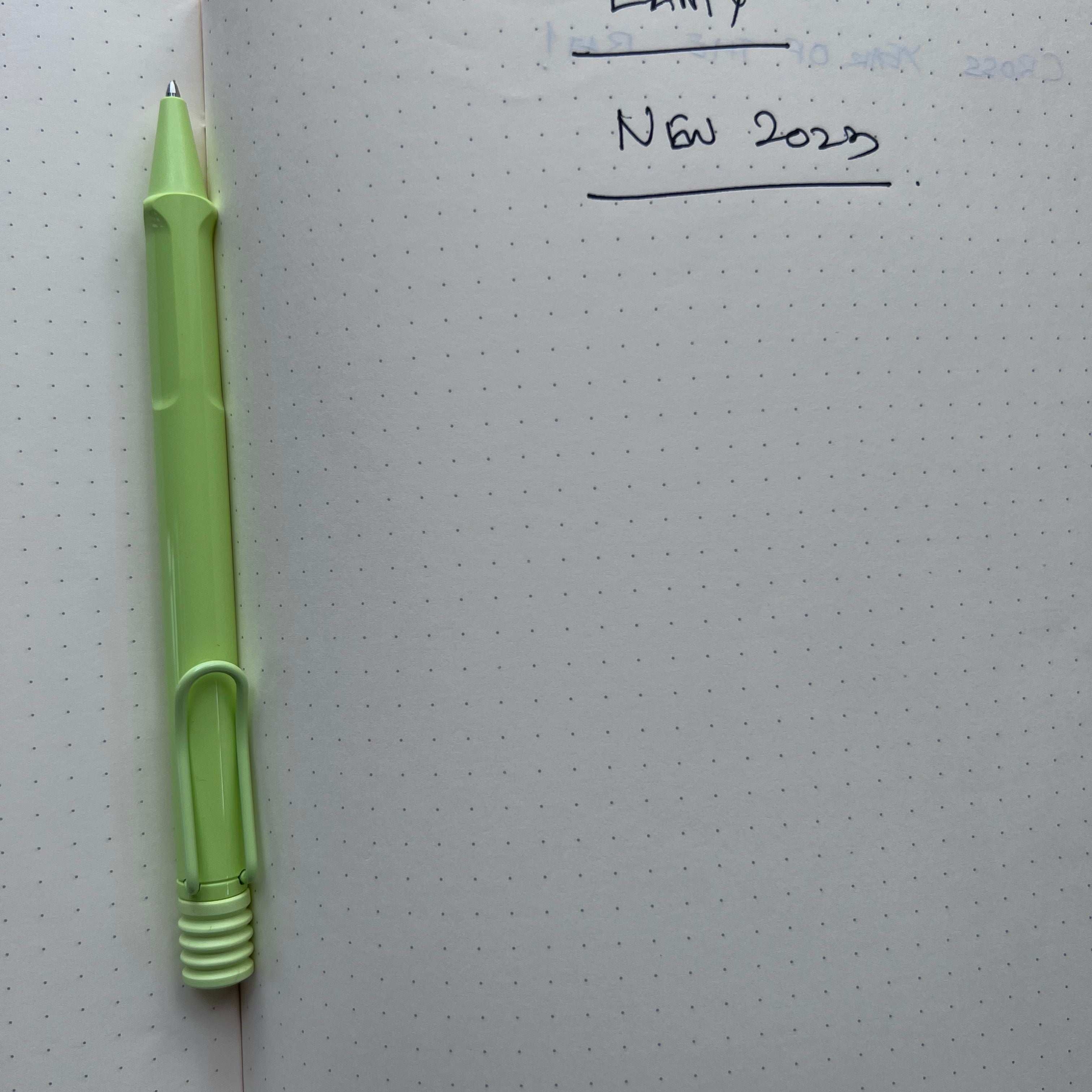 Lamy Safari Ballpoint Pen - Spring Green 2023 (Special Edition)-Pen Boutique Ltd
