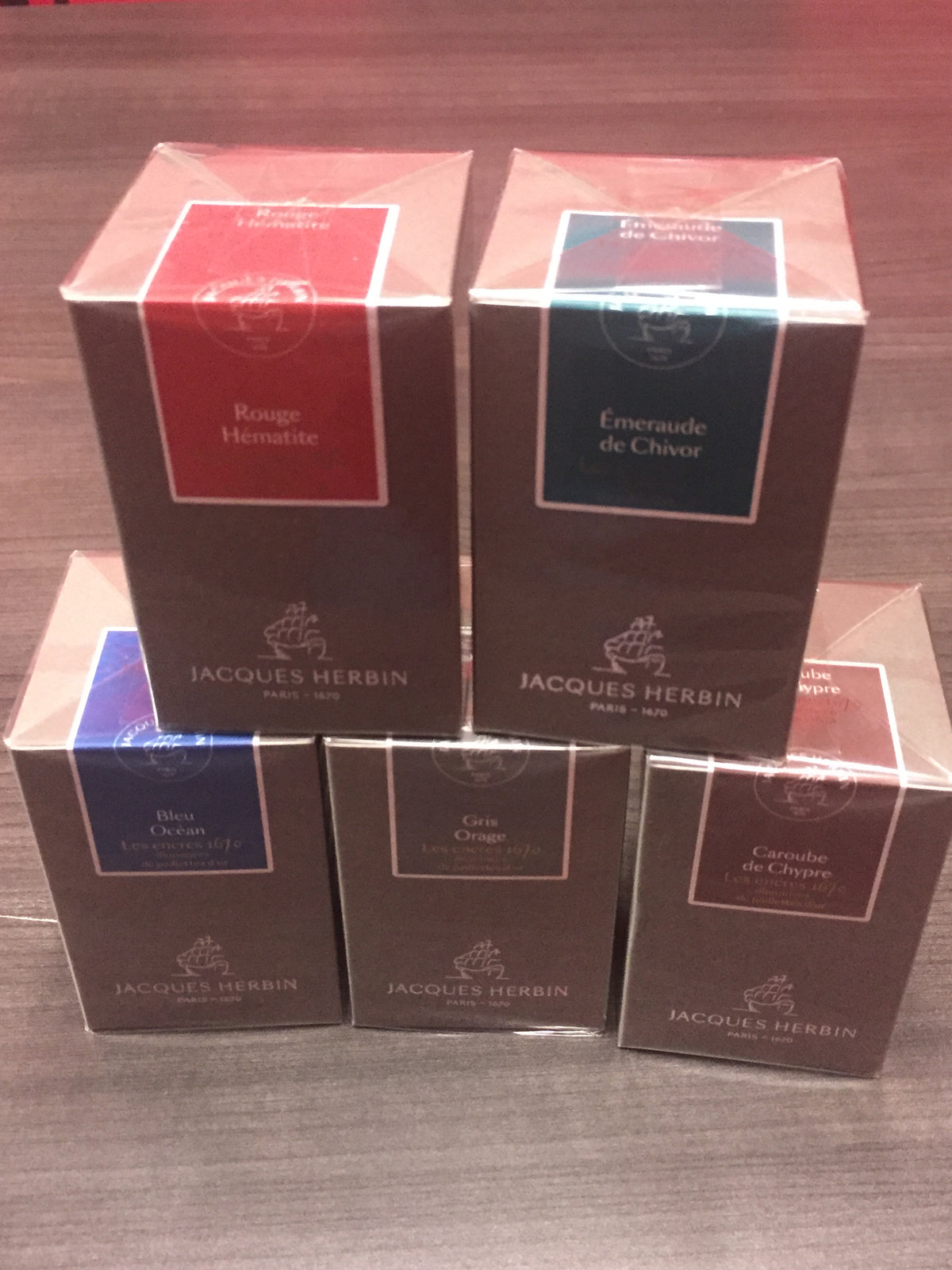 J. Herbin 1670" 340th Anniversary Ocean Blue Collector's Edition Ink Bottle" - Pen Boutique Ltd
