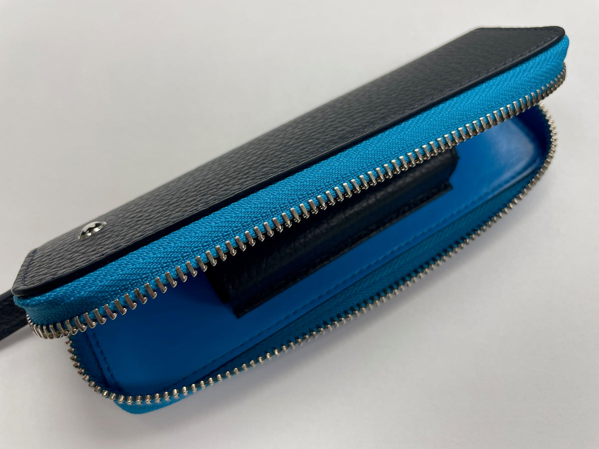 Montblanc Meisterstuck Soft Grain My Office 1 pen zip AR Blue&Clay - Pen Boutique Ltd