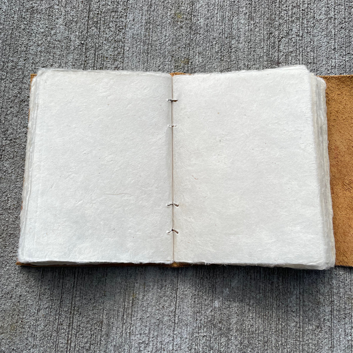 Monk Paper Buffalo Leather Tan Lokta Large Journal - Pen Boutique Ltd