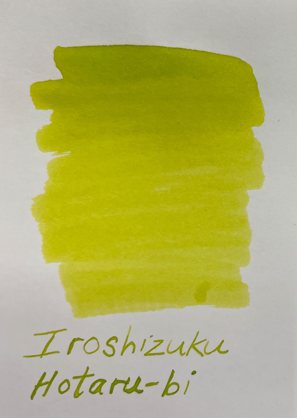 Pilot Iroshizuku Light of Fireflies (Hotaru - Bi) Ink Bottle - Pen Boutique Ltd
