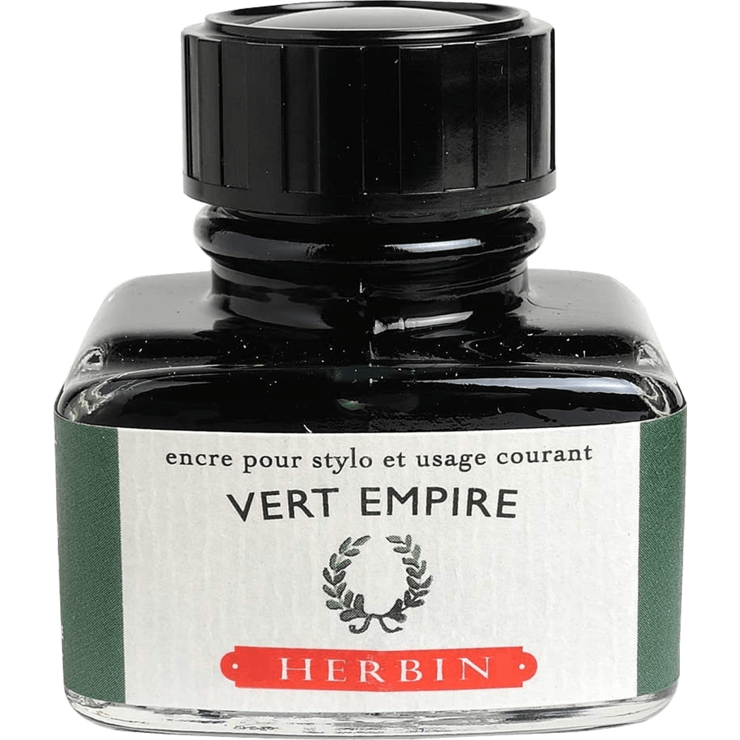 J. Herbin 30ml Fountain Pen Vert Empire Bottled Ink - Pen Boutique Ltd