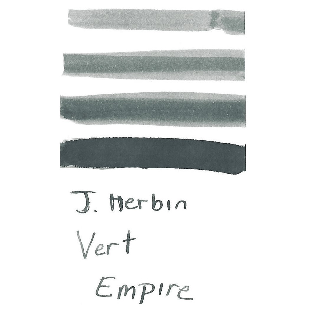 J. Herbin 30ml Fountain Pen Vert Empire Bottled Ink - Pen Boutique Ltd