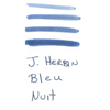 J. Herbin Fountain Pen Bleu Nuit Ink Cartridge - Pen Boutique Ltd