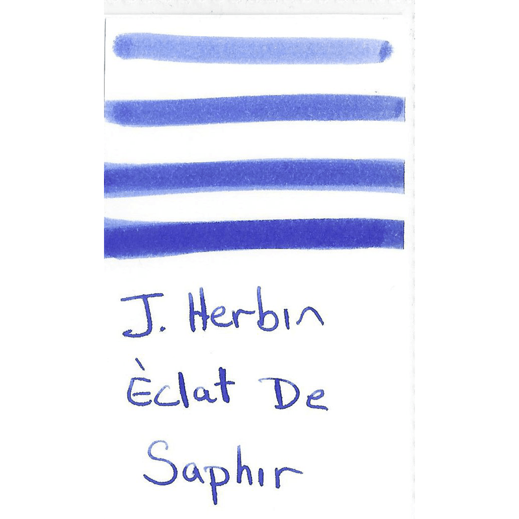 J. Herbin Fountain Pen Eclat De Saphir Ink Cartridge - Pen Boutique Ltd