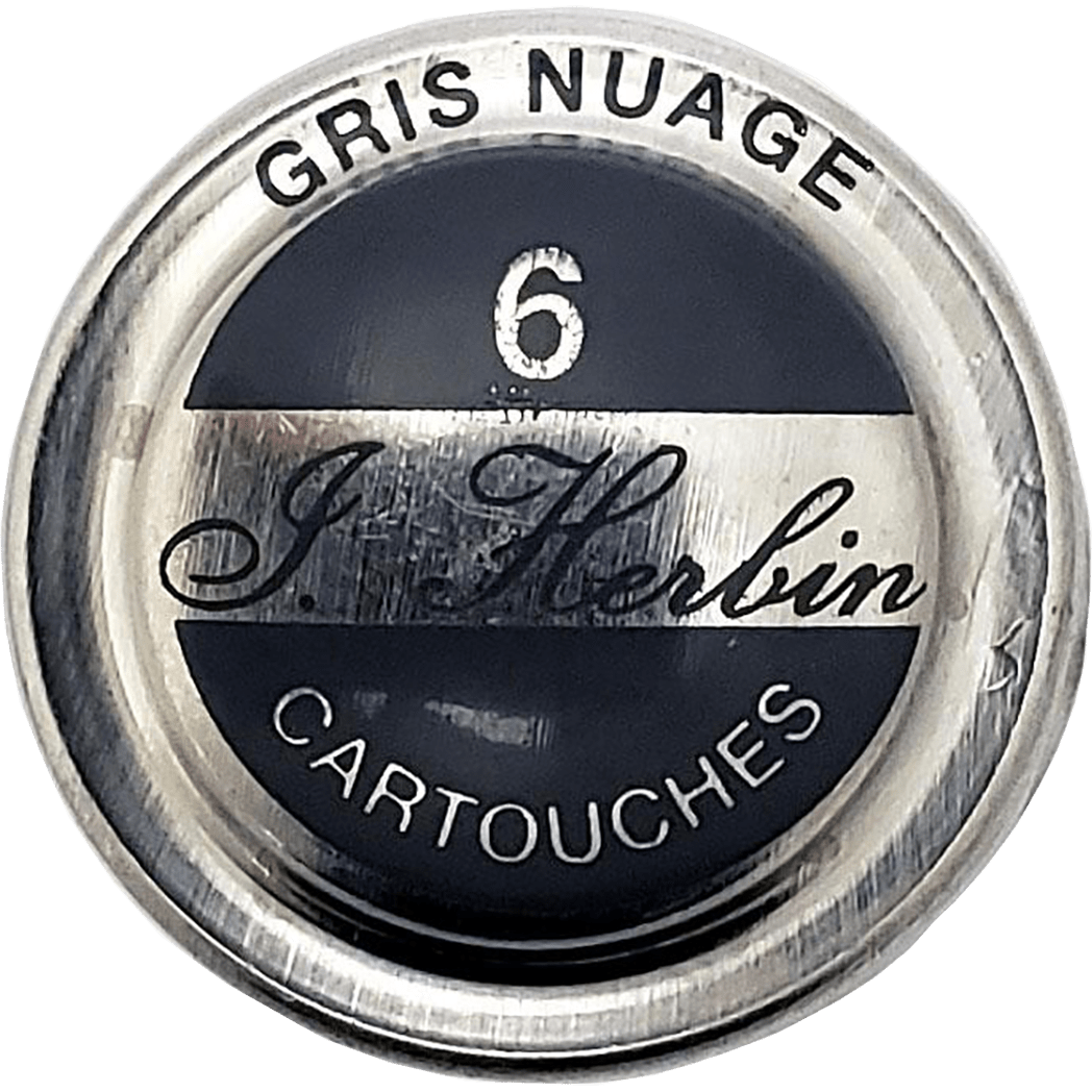 J. Herbin Fountain Pen Gris Nuage Ink Cartridge - Pen Boutique Ltd