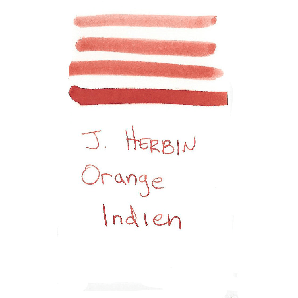 J. Herbin Fountain Pen Orange Indien Ink Cartridge - Pen Boutique Ltd