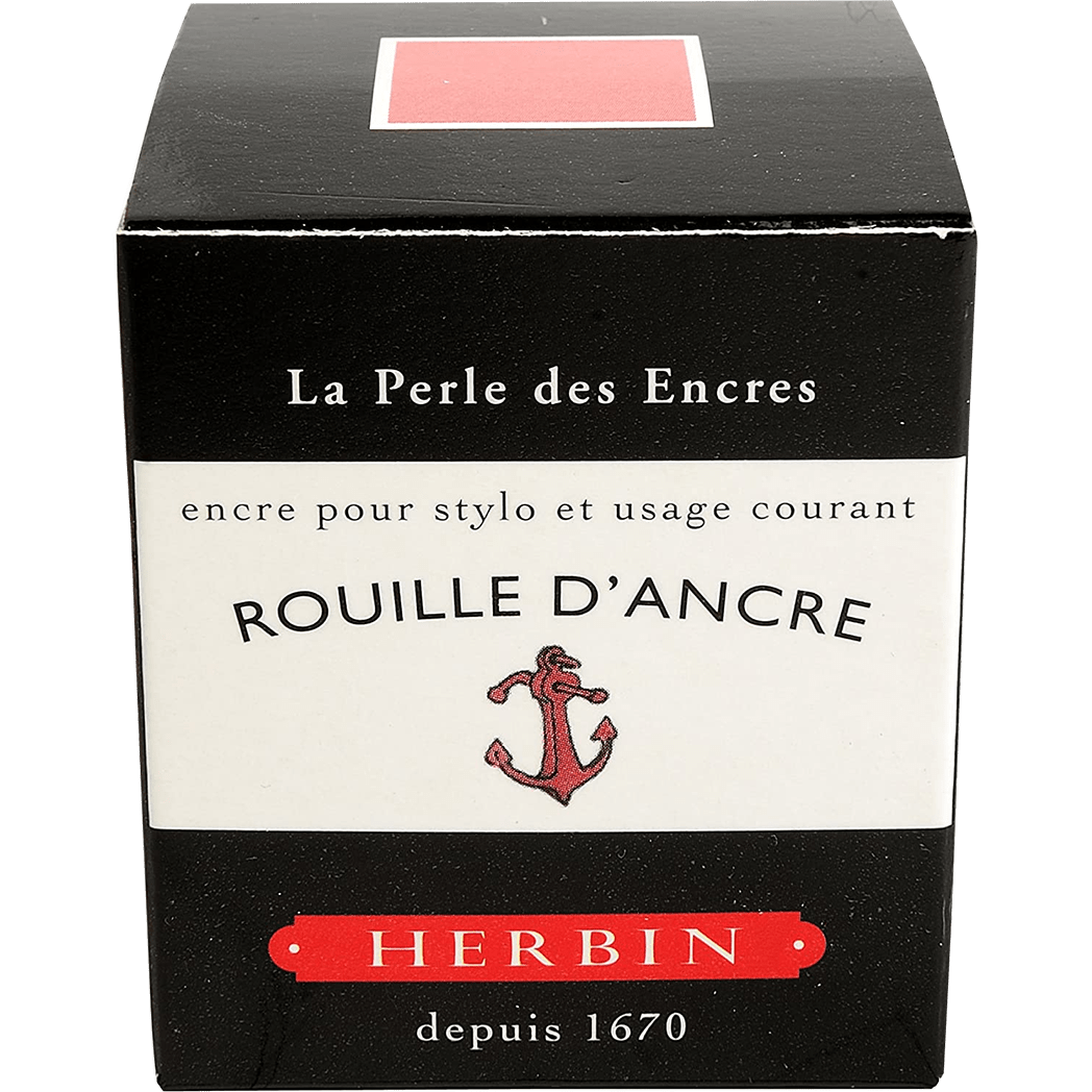 J. Herbin Fountain Pen Rouille D'Ancre Bottled Ink - Pen Boutique Ltd