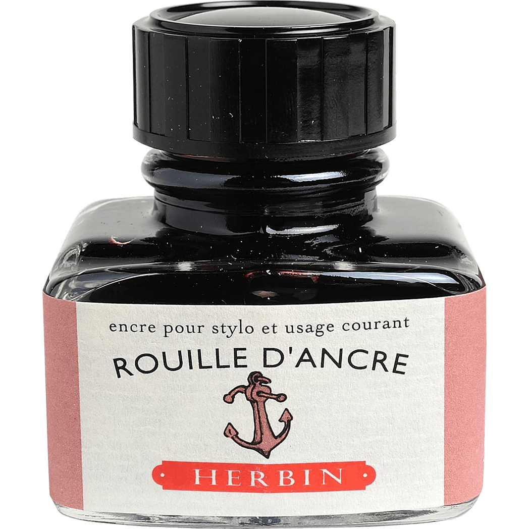 J. Herbin Fountain Pen Rouille D'Ancre Bottled Ink - Pen Boutique Ltd