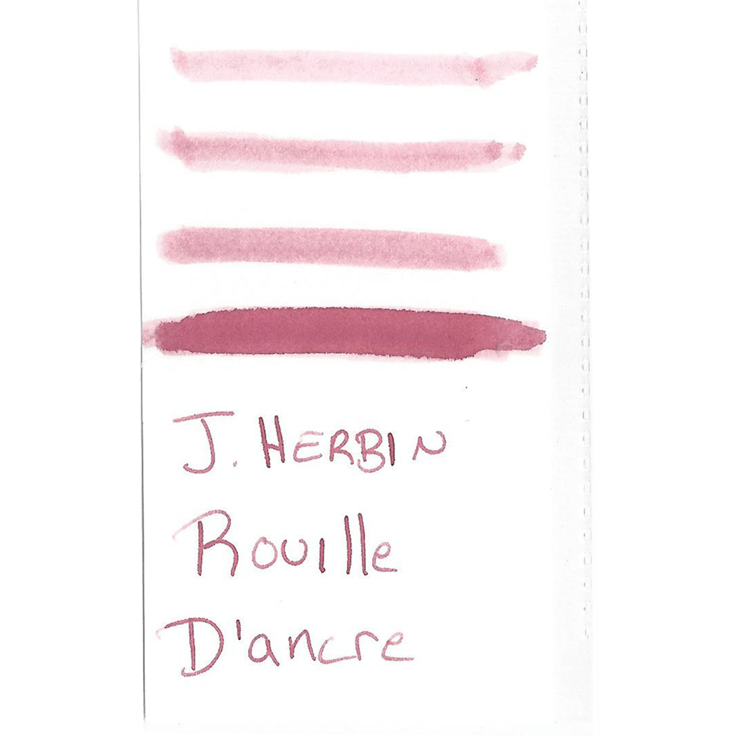J. Herbin Fountain Pen Rouille D'Ancre Bottled Ink - Pen Boutique Ltd