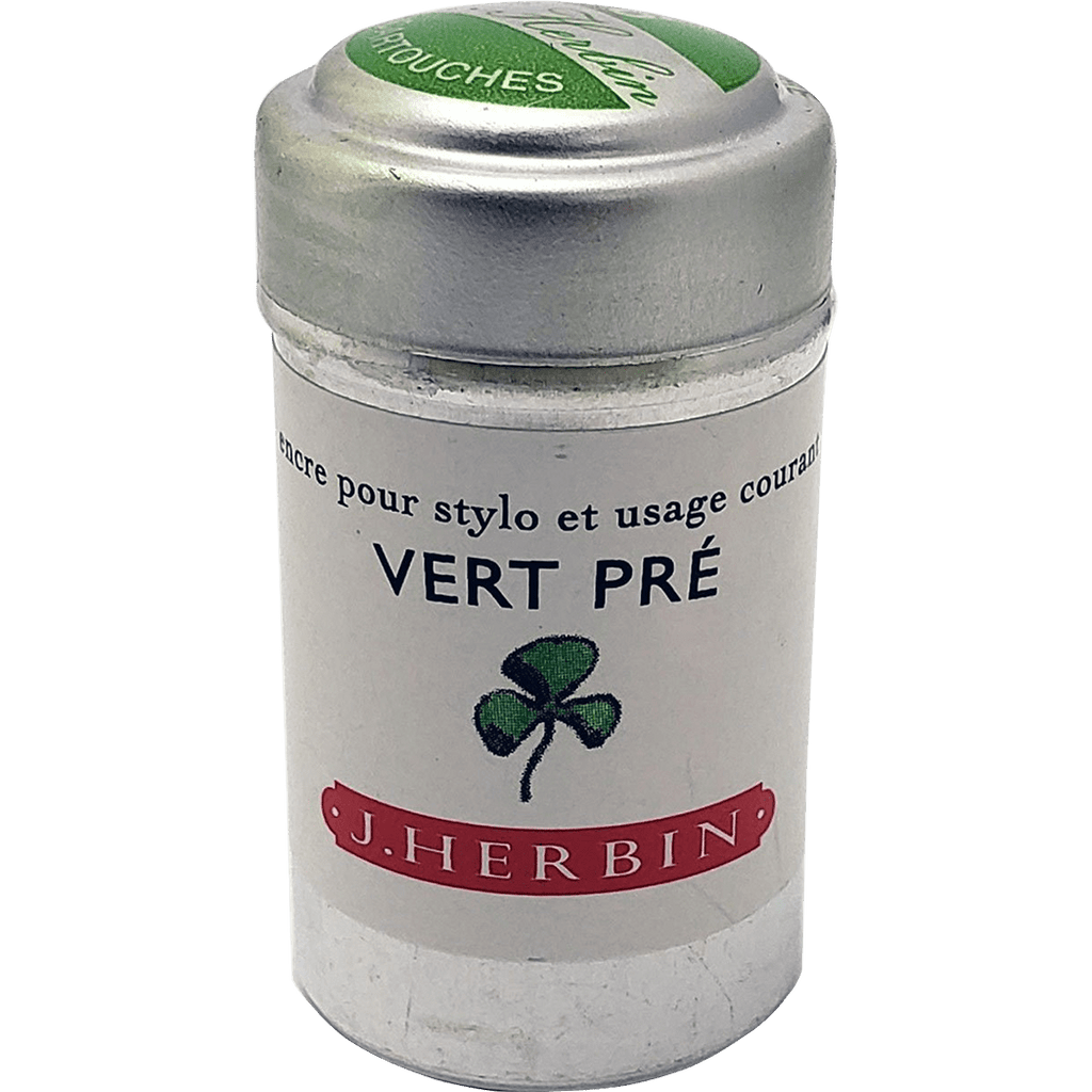 J. Herbin Fountain Pen Vert Pre Ink Cartridge - Pen Boutique Ltd