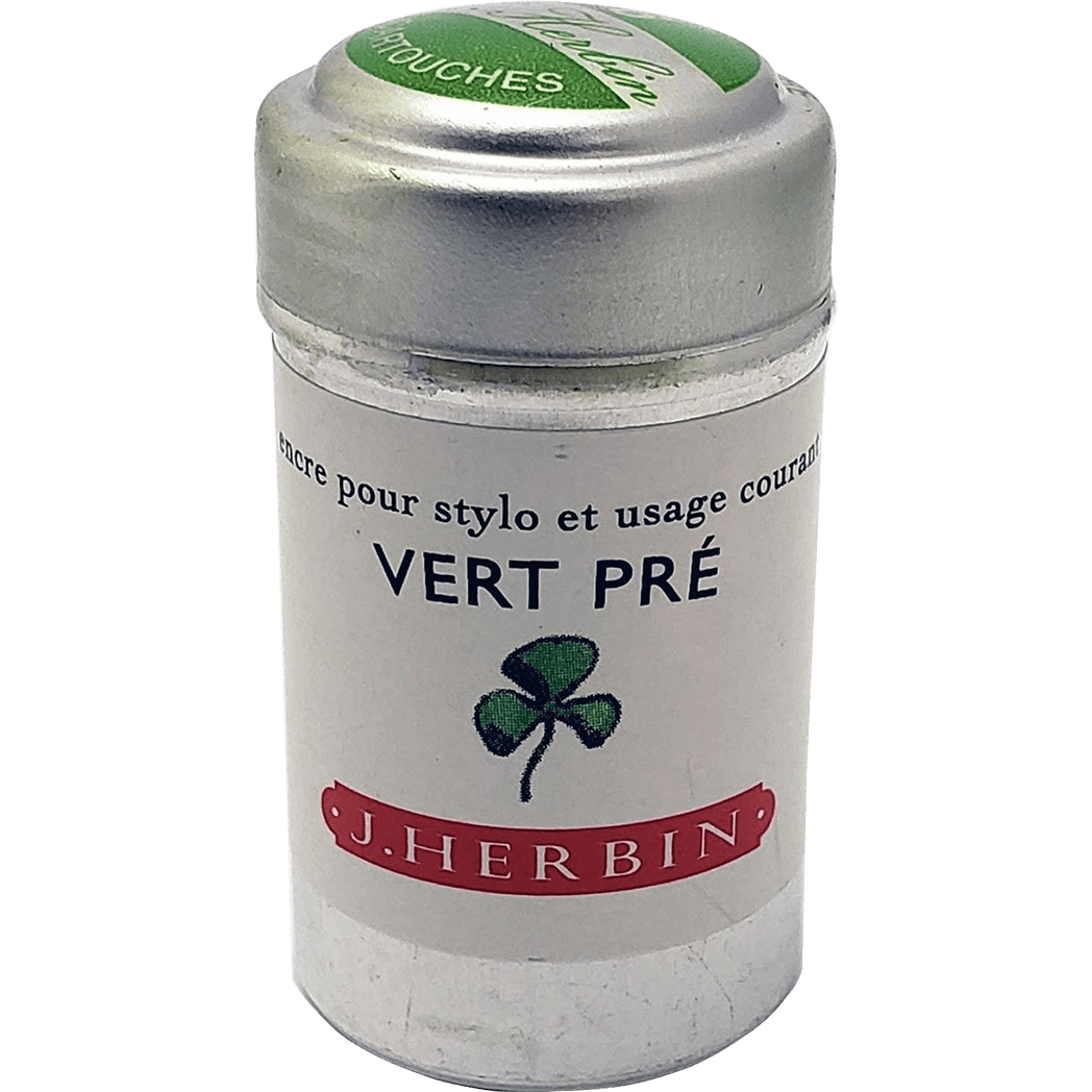 J. Herbin Fountain Pen Vert Pre Ink Cartridge - Pen Boutique Ltd