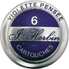 J. Herbin Fountain Pen Violette Pensee Ink Cartridge - Pen Boutique Ltd