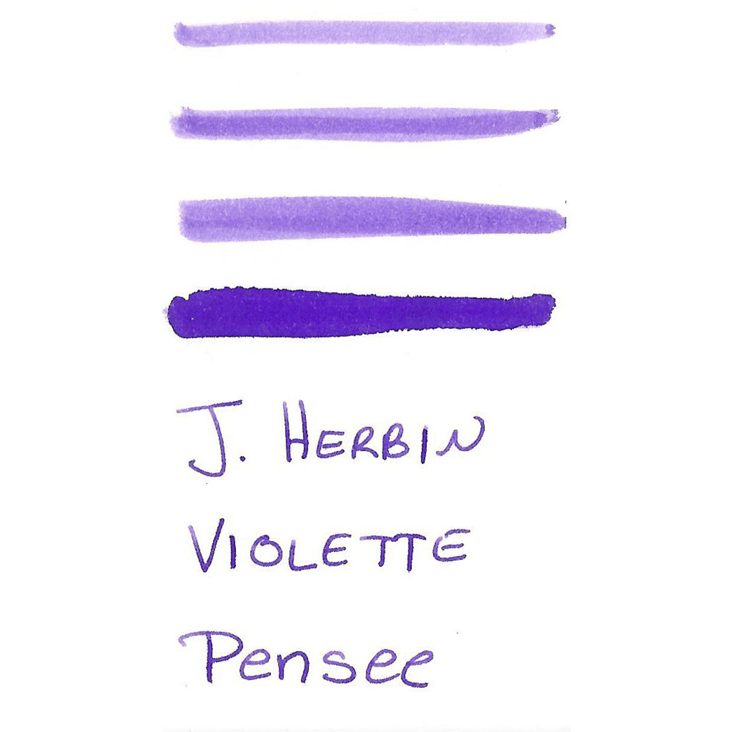 J. Herbin Fountain Pen Violette Pensee Ink Cartridge - Pen Boutique Ltd