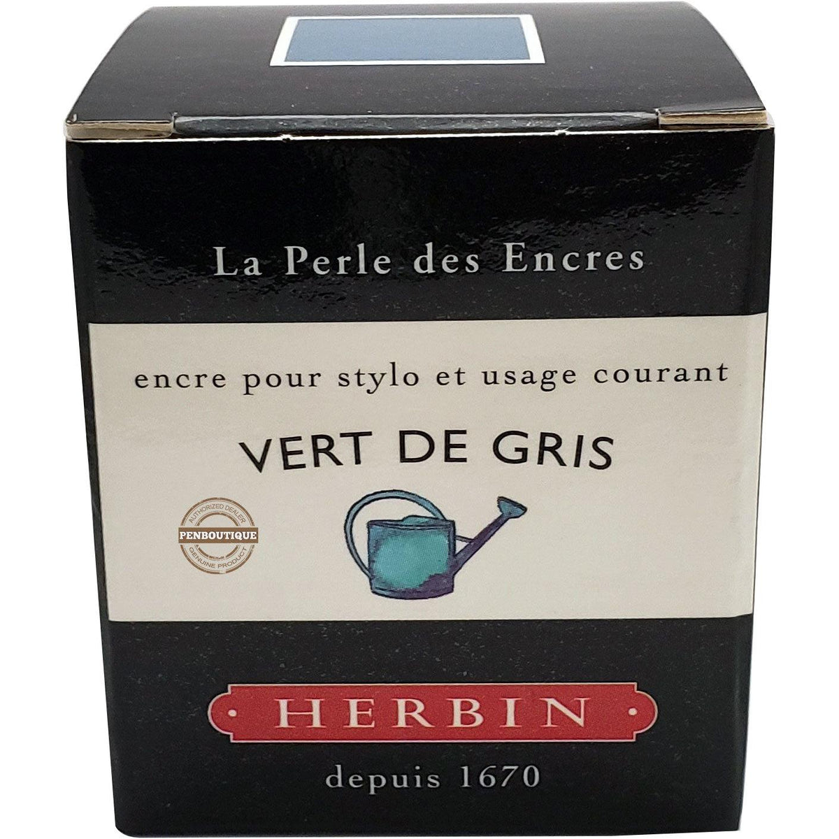 J. Herbin Ink Bottle - Vert De Gris - 30ml - Pen Boutique Ltd