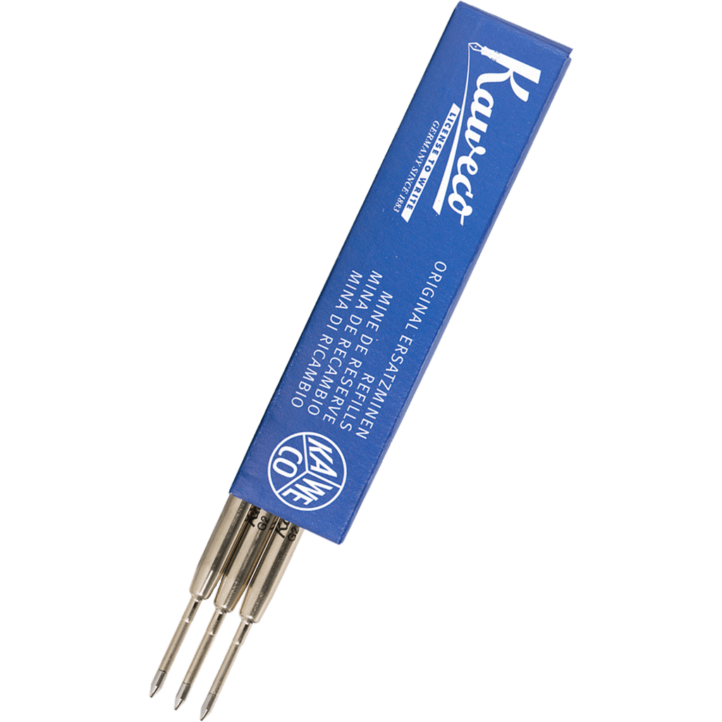 Kaweco Soul G2 Blue 0.8 F Ballpoint Refill - 3 pcs - Pen Boutique Ltd