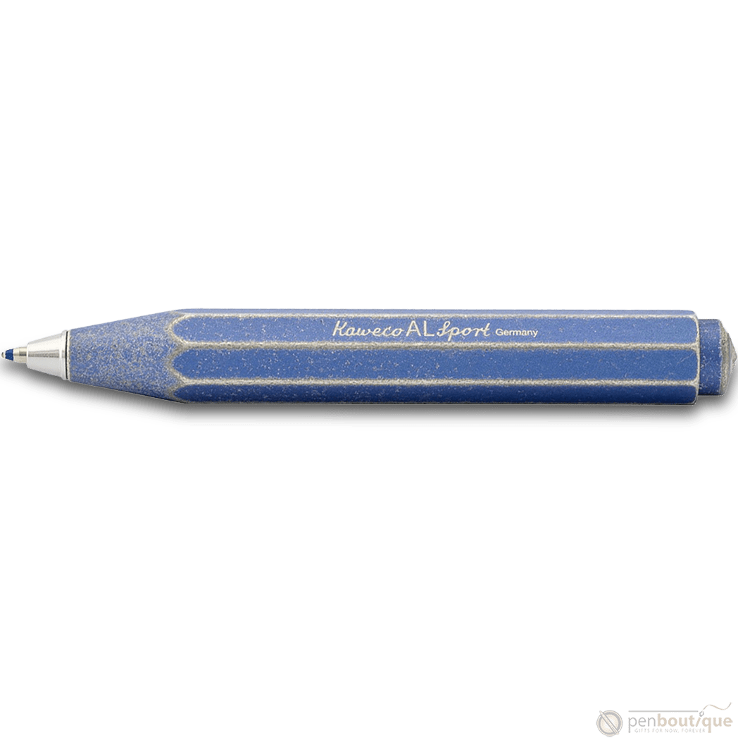 Kaweco AL Sport Ballpoint Pen - Stonewashed Blue - Pen Boutique Ltd