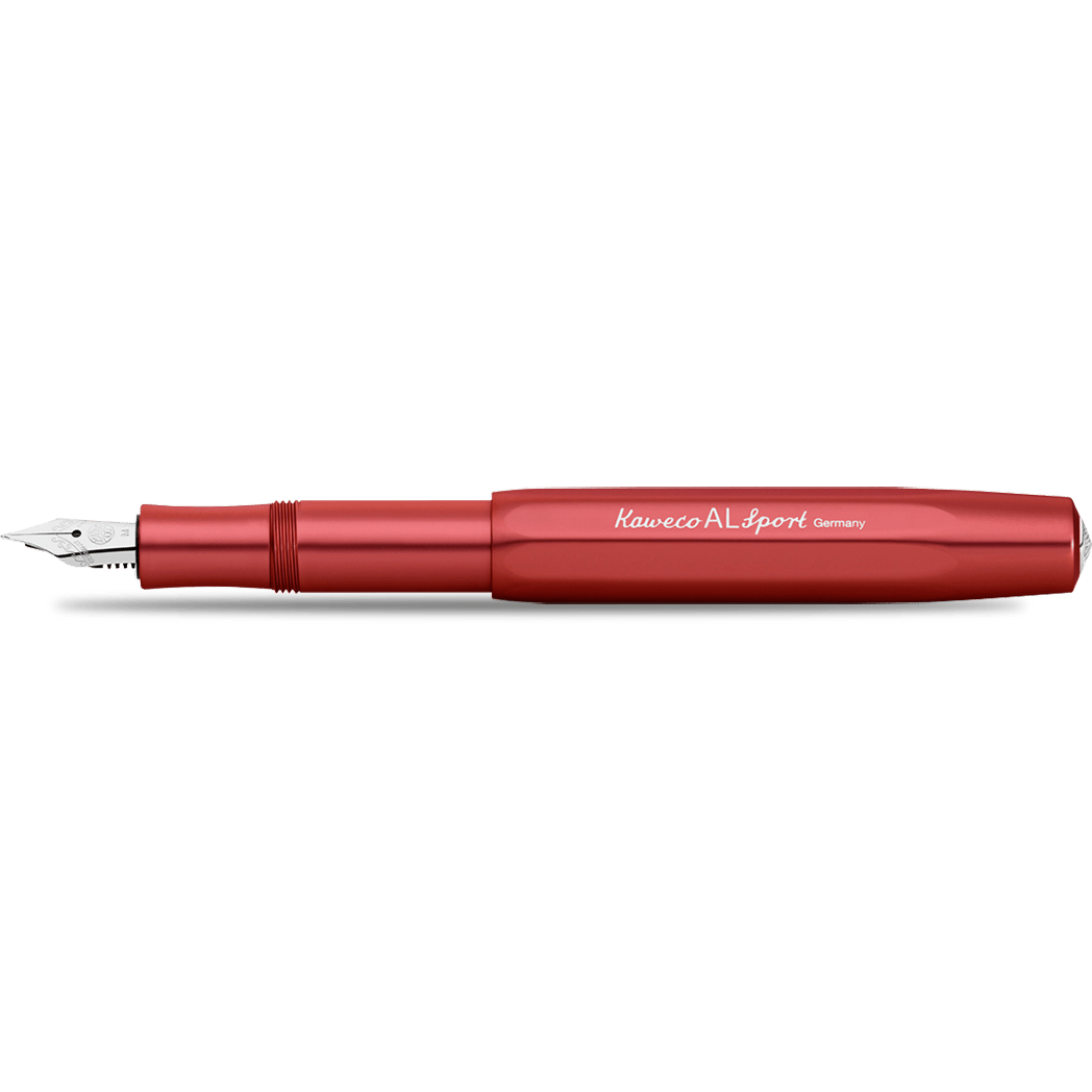 Kaweco AL Sport Fountain Pen - Red - Pen Boutique Ltd