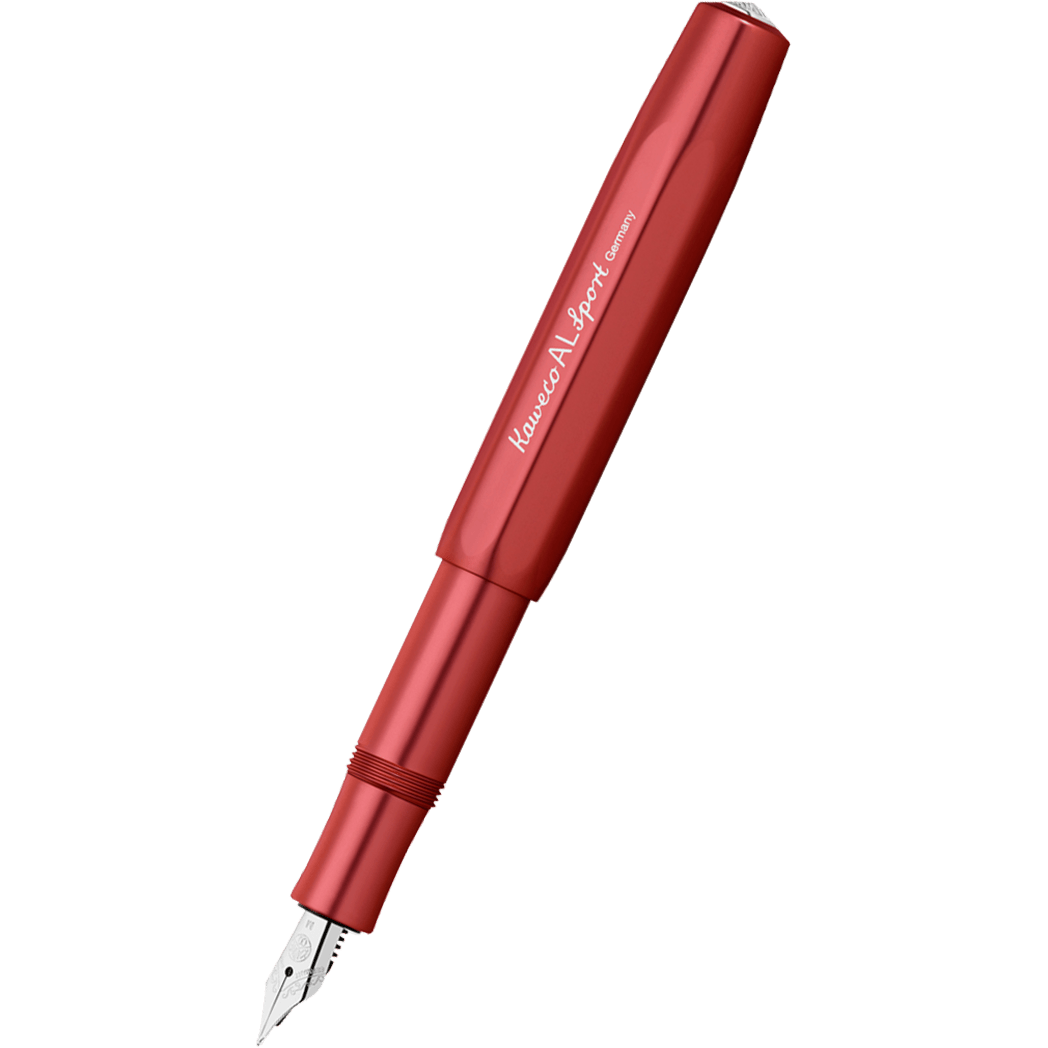 Kaweco AL Sport Fountain Pen - Red - Pen Boutique Ltd