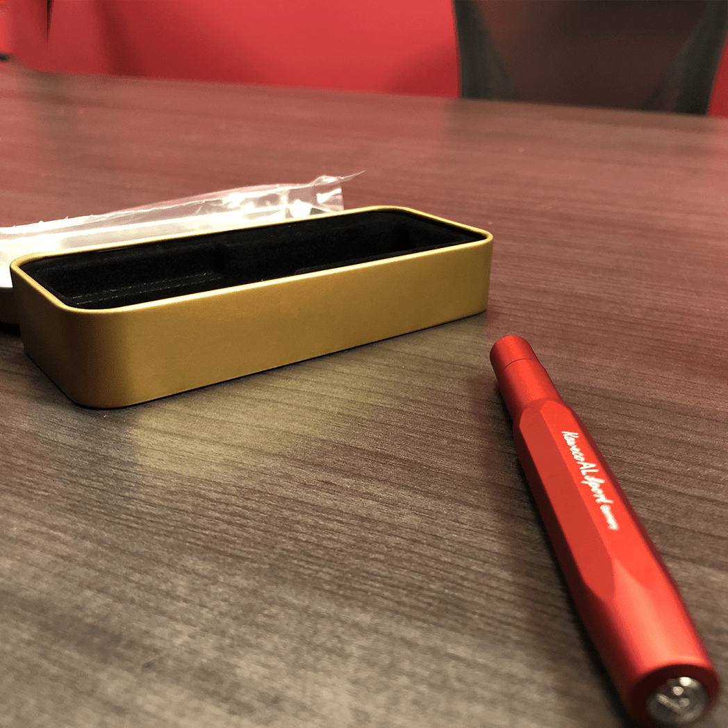 Kaweco AL Sport Fountain Pen - Red - Pen Boutique Ltd