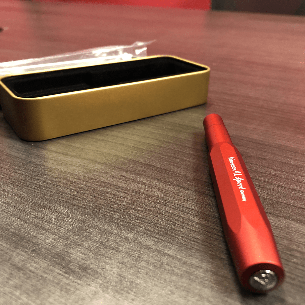 Kaweco AL Sport Fountain Pen - Red - Pen Boutique Ltd