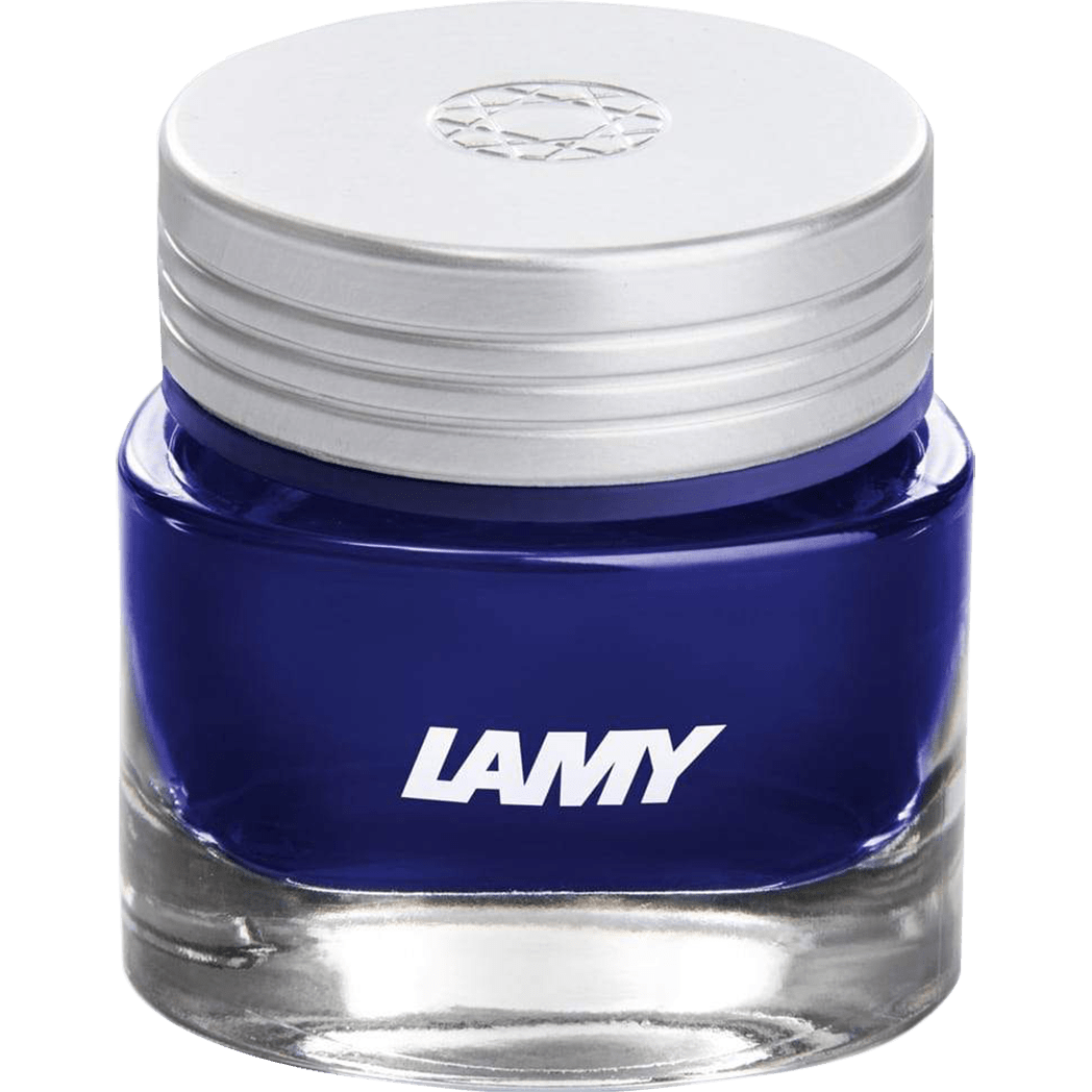 Lamy T53 Crystal Ink Bottle - 360 Azurite - Pen Boutique Ltd