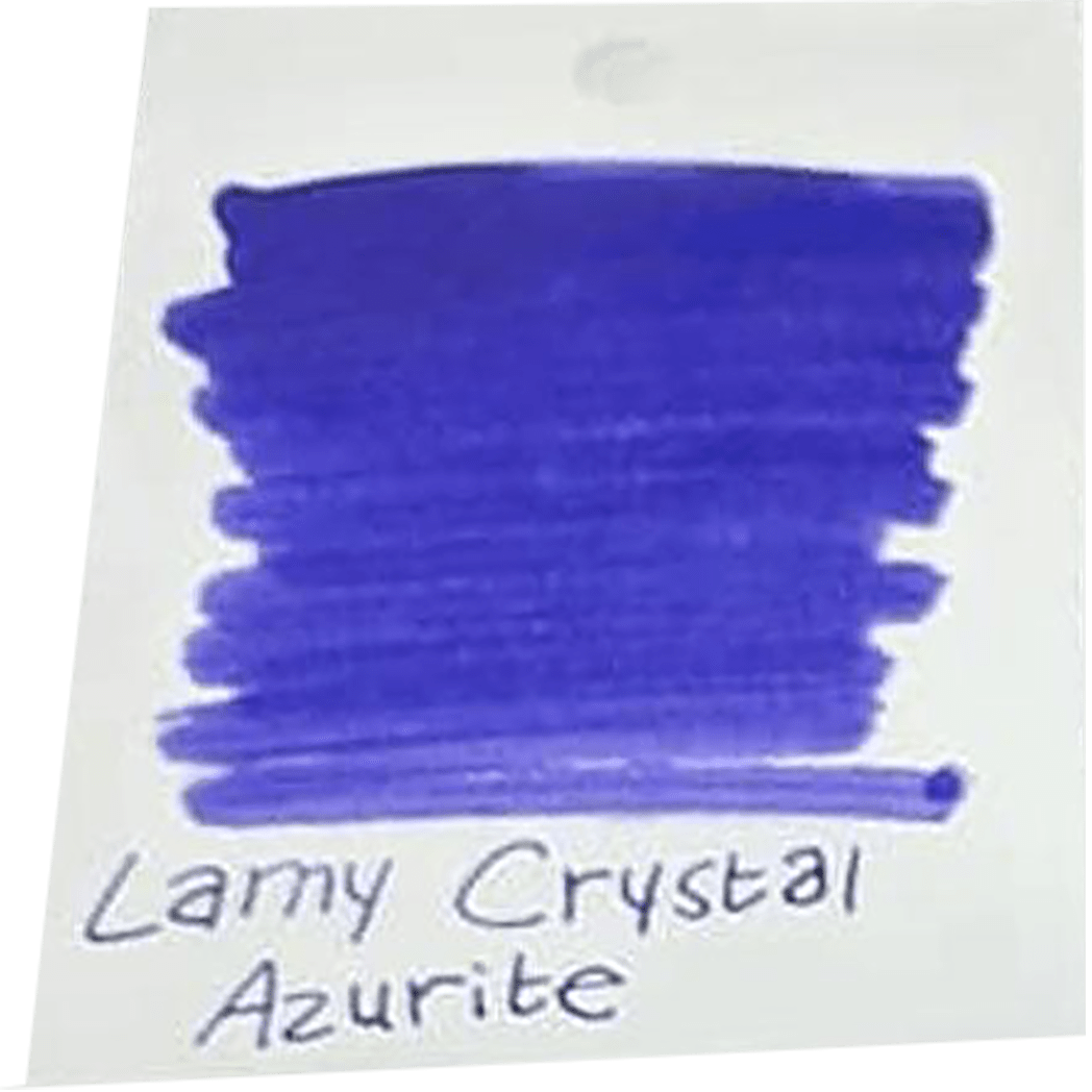 Lamy T53 Crystal Ink Bottle - 360 Azurite - Pen Boutique Ltd