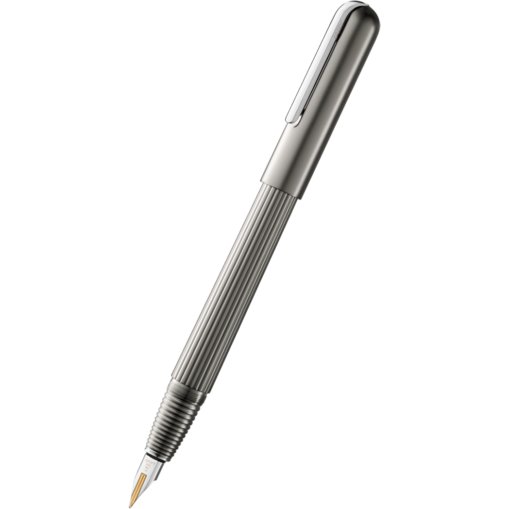 Lamy Imporium Titanium/Platinum Fountain Pen - Pen Boutique Ltd