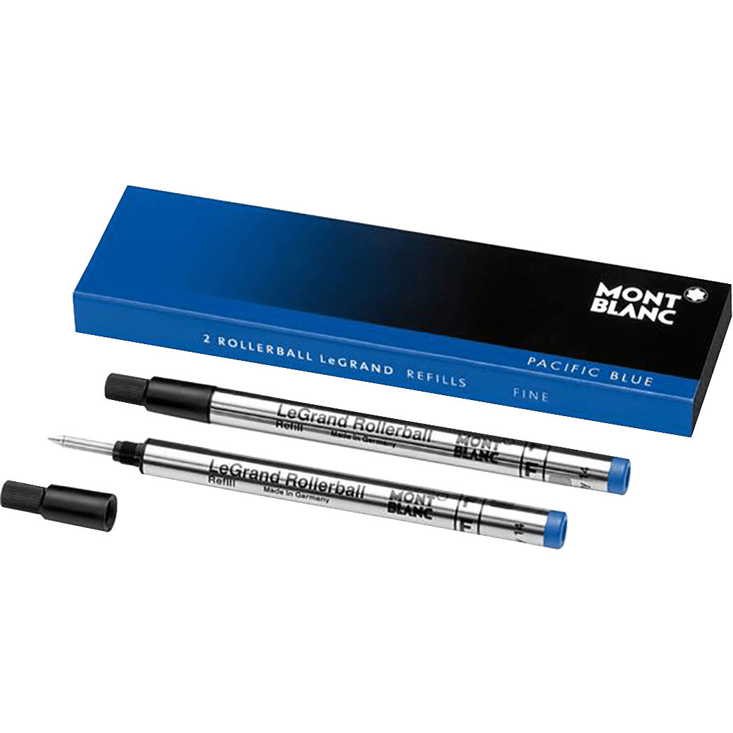 Montblanc Rollerball Refill - Pacific Blue (Fits LeGrand Rollerball Pen) - Pen Boutique Ltd